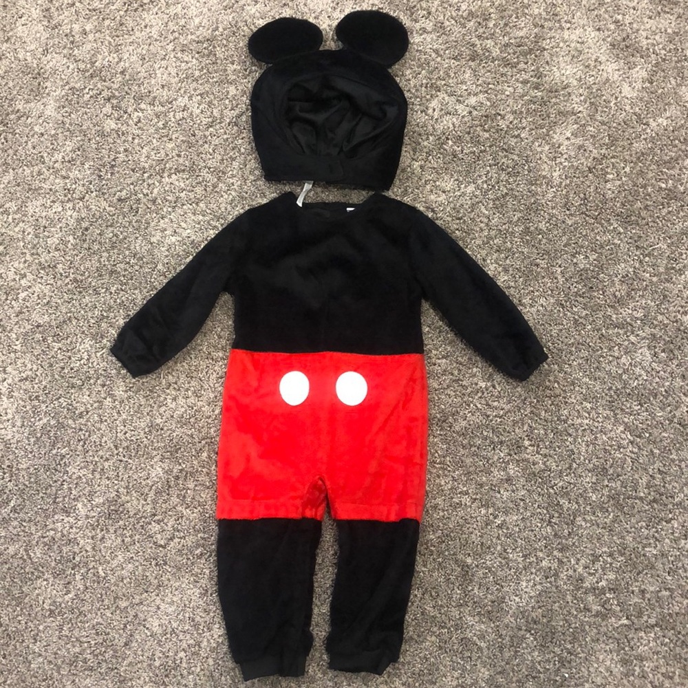 Disney Mickey Mouse Costume - Black and Red